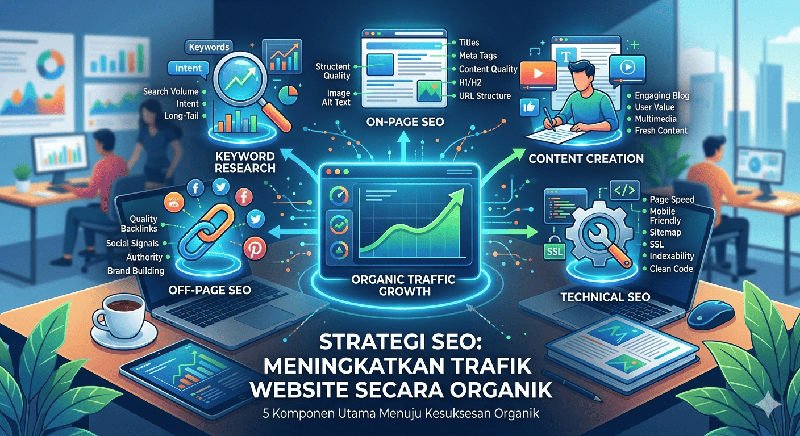 Strategi SEO untuk Meningkatkan Trafik Website Secara Organik