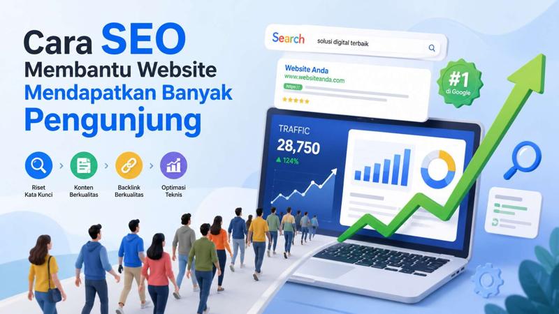 Cara SEO Membantu Website Mendapatkan Banyak Pengunjung