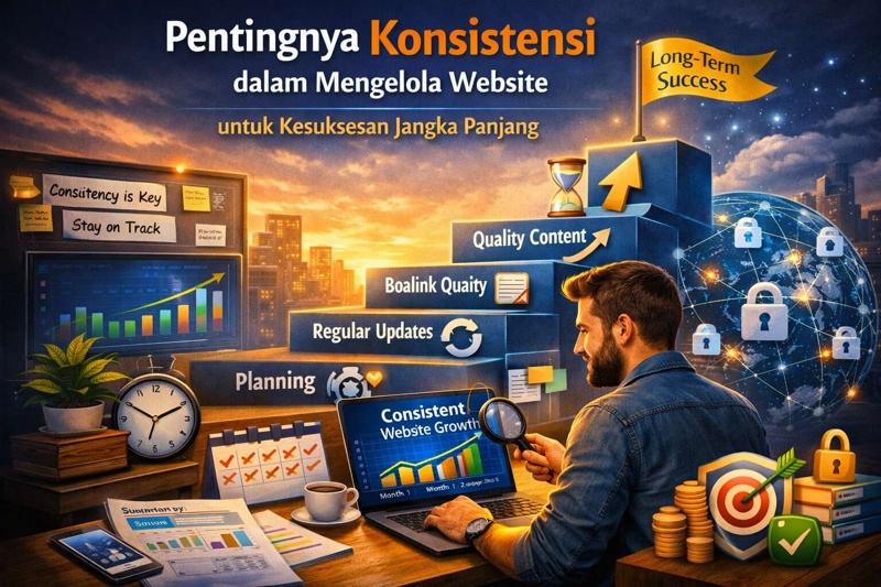 Pentingnya Konsistensi dalam Mengelola Website untuk Kesuksesan Jangka Panjang