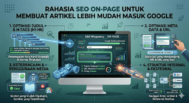 Rahasia SEO On-Page untuk Membuat Artikel Lebih Mudah Masuk Google