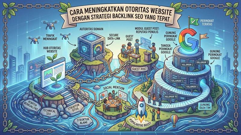 Cara Meningkatkan Otoritas Website dengan Strategi Backlink SEO yang Tepat