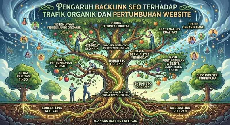 Pengaruh Backlink SEO terhadap Trafik Organik dan Pertumbuhan Website