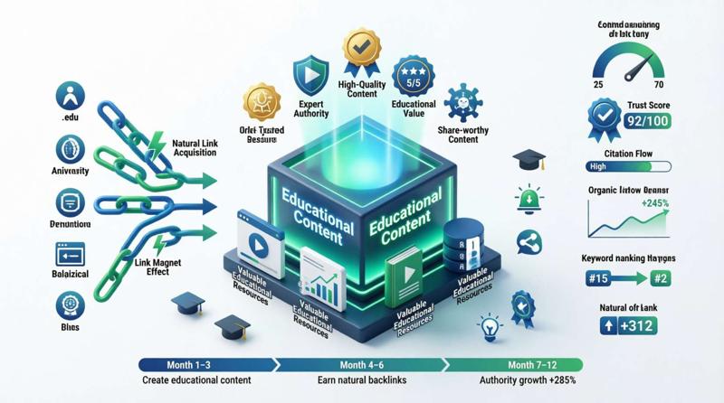 Strategi Backlink Berbasis Konten Edukatif untuk Meningkatkan Otoritas Website