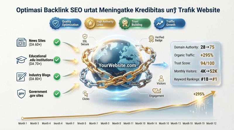 Optimasi Backlink SEO untuk Meningkatkan Kredibilitas dan Trafik Website